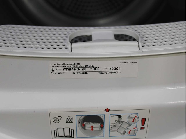 Bosch serie|6 varioperfect ecosilence drive wasmachine & bosch serie|6 selfcleaning condenser wasdroger - afbeelding 8 van  8