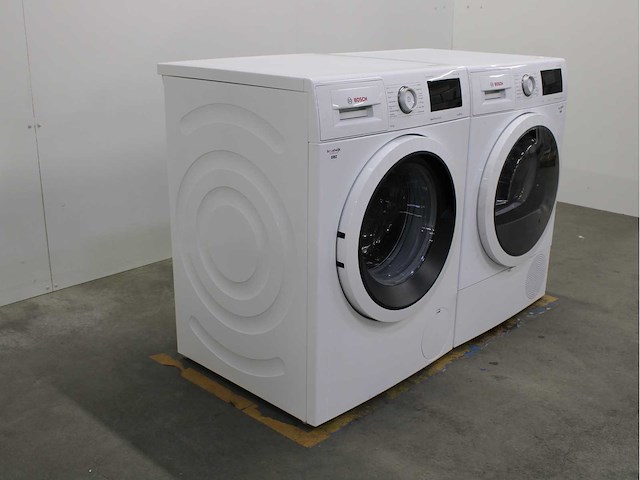 Bosch serie|6 varioperfect ecosilence drive wasmachine & bosch serie|6 selfcleaning condenser wasdroger - afbeelding 4 van  8