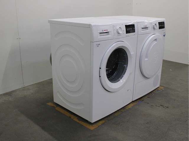 Bosch serie|6 varioperfect ecosilence drive wasmachine & bosch serie|6 selfcleaning condenser wasdroger - afbeelding 4 van  8