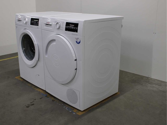 Bosch serie|6 varioperfect ecosilence drive wasmachine & bosch serie|6 selfcleaning condenser wasdroger - afbeelding 7 van  8