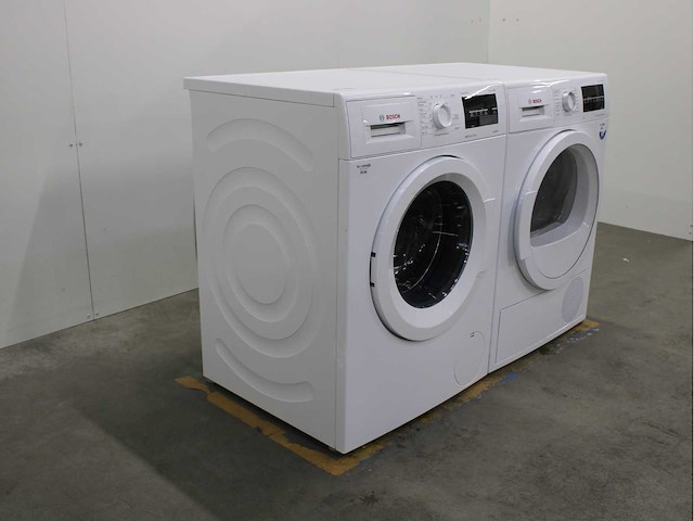 Bosch serie|6 varioperfect ecosilence drive wasmachine & bosch serie|6 selfcleaning condenser wasdroger - afbeelding 8 van  8