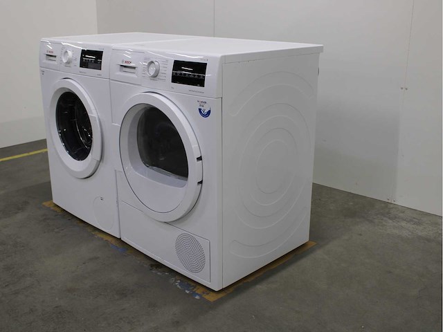 Bosch serie|6 varioperfect ecosilence drive wasmachine & bosch serie|6 selfcleaning condenser wasdroger - afbeelding 5 van  8