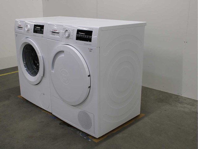 Bosch serie|6 varioperfect ecosilence drive wasmachine & bosch serie|6 selfcleaning condenser wasdroger - afbeelding 7 van  8