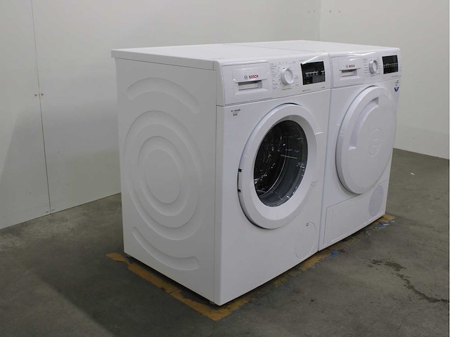 Bosch serie|6 varioperfect ecosilence drive wasmachine & bosch serie|6 selfcleaning condenser wasdroger - afbeelding 4 van  8