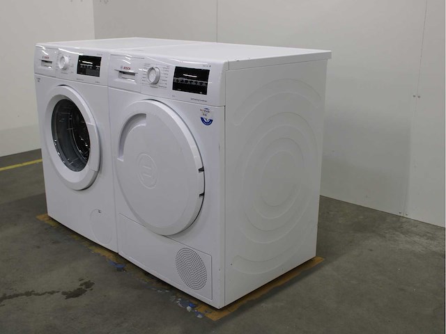 Bosch serie|6 varioperfect ecosilence drive wasmachine & bosch serie|6 selfcleaning condenser wasdroger - afbeelding 7 van  8