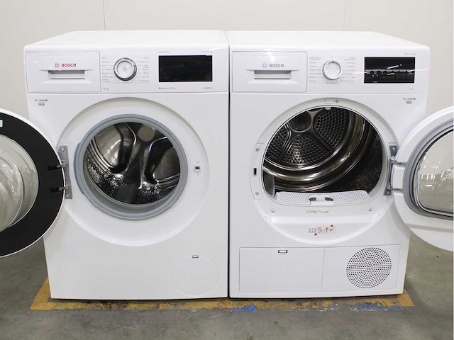 Bosch serie|6 varioperfect ecosilence drive wasmachine & bosch serie|6 wasdroger - afbeelding 2 van  8