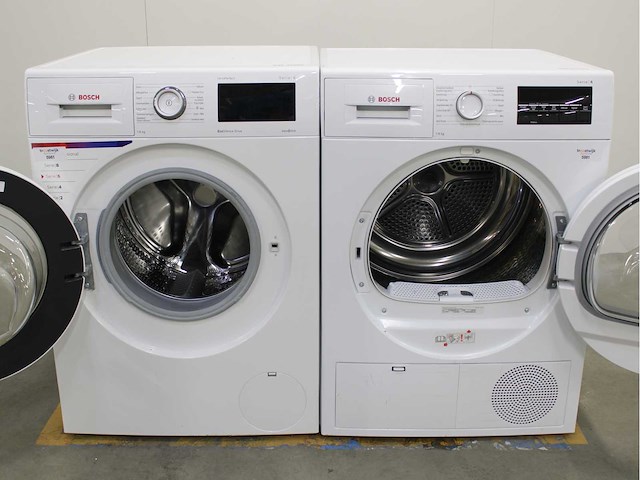 Bosch serie|6 varioperfect ecosilence drive wasmachine & bosch serie|6 wasdroger - afbeelding 2 van  8