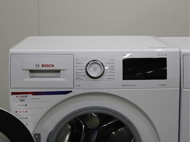 Bosch serie|6 varioperfect ecosilence drive wasmachine & bosch serie|6 wasdroger - afbeelding 3 van  8