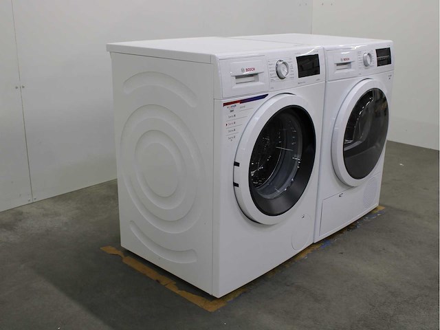 Bosch serie|6 varioperfect ecosilence drive wasmachine & bosch serie|6 wasdroger - afbeelding 4 van  8