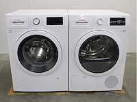Bosch serie|6 varioperfect ecosilence drive wasmachine & bosch serie|6 wasdroger - afbeelding 1 van  8