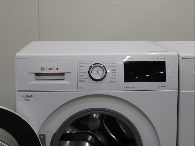 Bosch serie|6 varioperfect ecosilence drive wasmachine & bosch serie|6 wasdroger - afbeelding 3 van  8