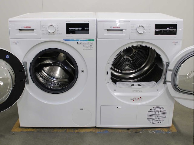 Bosch serie|6 varioperfect ecosilence drive wasmachine & bosch serie|6 wasdroger - afbeelding 2 van  8