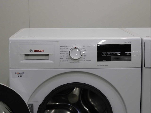 Bosch serie|6 varioperfect ecosilence drive wasmachine & bosch serie|6 wasdroger - afbeelding 2 van  7