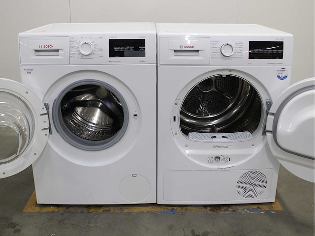 Bosch serie|6 varioperfect ecosilence drive wasmachine & bosch serie|6 wasdroger - afbeelding 2 van  5
