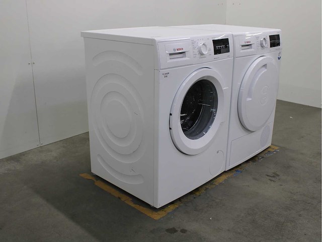 Bosch serie|6 varioperfect ecosilence drive wasmachine & bosch serie|6 wasdroger - afbeelding 4 van  5