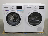 Bosch serie|6 varioperfect ecosilence drive wasmachine & bosch serie|6 wasdroger - afbeelding 1 van  7