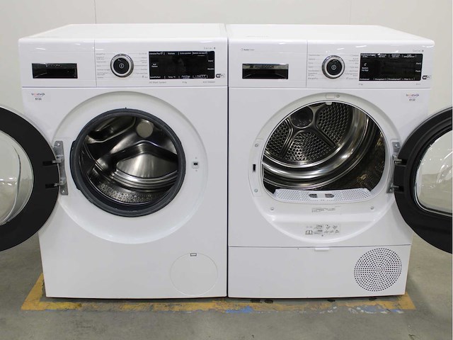 Bosch serie|8 4d wash system wifi wasmachine & bosch serie|8 autoclean wifi wasdroger - afbeelding 2 van  8