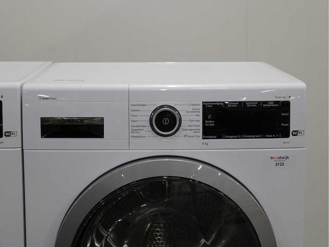 Bosch serie|8 4d wash system wifi wasmachine & bosch serie|8 autoclean wifi wasdroger - afbeelding 6 van  8