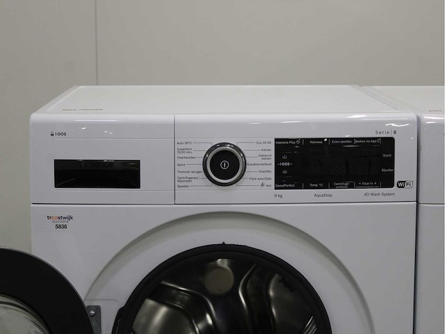 Bosch serie|8 i-dos aquastop 4d wash system wifi wasmachine & bosch serie|8 autoclean wifi wasdroger - afbeelding 3 van  8