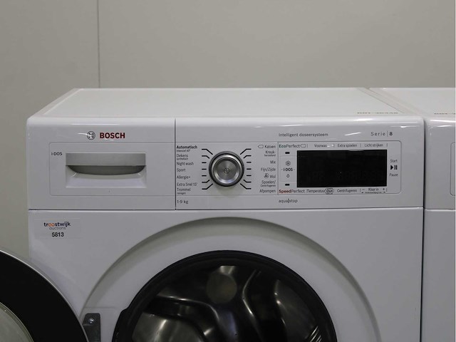 Bosch serie|8 i-dos wasmachine & bosch homeprofessional selfcleaning condenser wasdroger - afbeelding 3 van  8