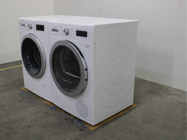 Bosch serie|8 i-dos wasmachine & bosch homeprofessional selfcleaning condenser wasdroger - afbeelding 7 van  8