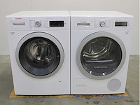 Bosch serie|8 i-dos wasmachine & bosch homeprofessional selfcleaning condenser wasdroger