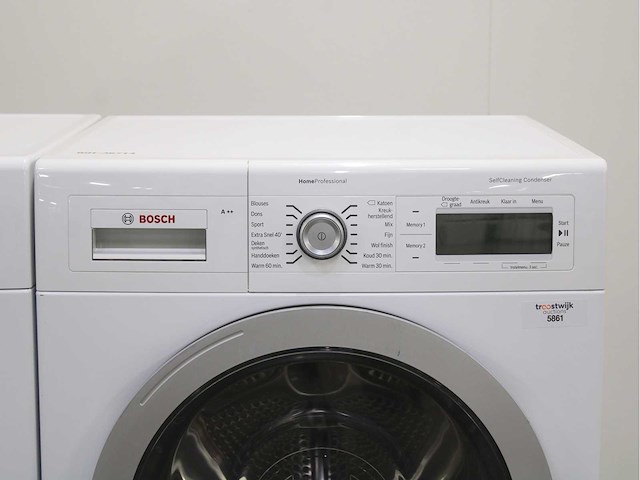 Bosch serie|8 i-dos wasmachine & bosch homeprofessional selfcleaning condenser wasdroger - afbeelding 6 van  8
