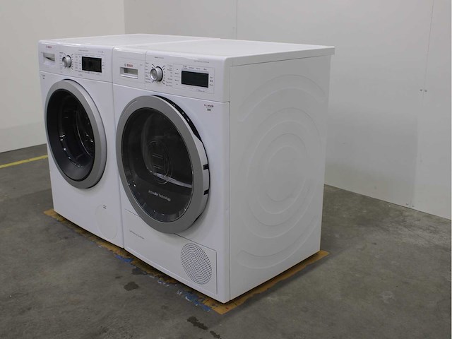 Bosch serie|8 i-dos wasmachine & bosch homeprofessional selfcleaning condenser wasdroger - afbeelding 7 van  8