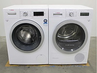 Bosch serie|8 i-dos wasmachine & bosch homeprofessional selfcleaning condenser wasdroger