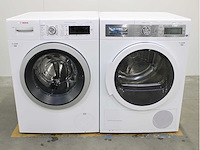 Bosch serie|8 i-dos wasmachine & bosch homeprofessional selfcleaning condenser wifi wasdroger - afbeelding 1 van  7