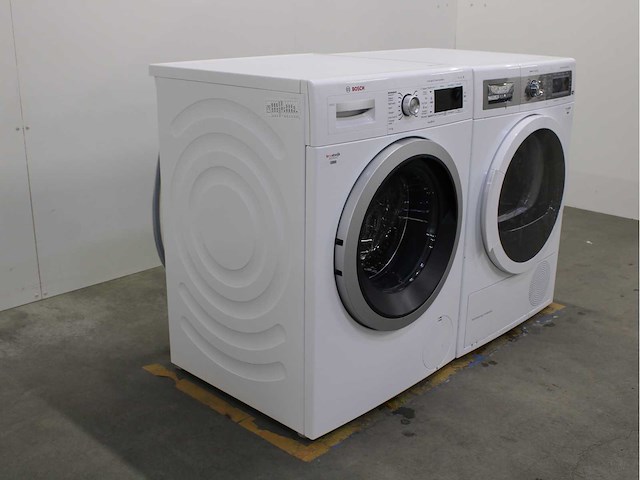 Bosch serie|8 i-dos wasmachine & bosch homeprofessional selfcleaning condenser wifi wasdroger - afbeelding 4 van  7