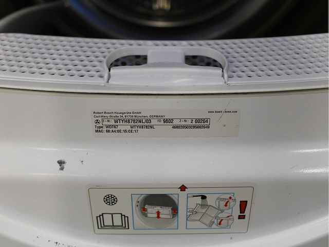 Bosch serie|8 i-dos wasmachine & bosch homeprofessional selfcleaning condenser wifi wasdroger - afbeelding 7 van  7