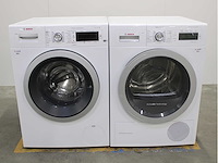 Bosch serie|8 i-dos wifi wasmachine & bosch homeprofessional selfcleaning condenser wasdroger - afbeelding 1 van  8