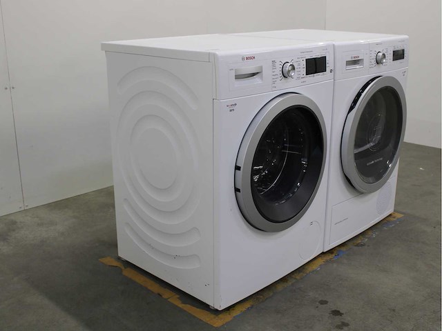 Bosch serie|8 i-dos wifi wasmachine & bosch homeprofessional selfcleaning condenser wasdroger - afbeelding 4 van  8
