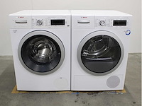 Bosch serie|8 i-dos wifi wasmachine & bosch serie|8 selfcleaning condenser wasdroger - afbeelding 1 van  7