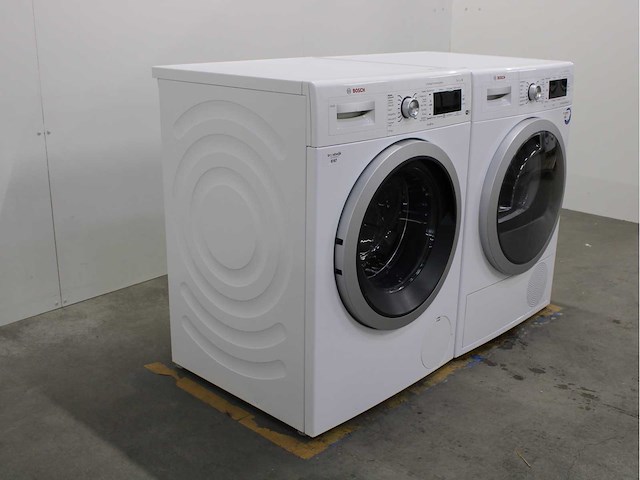 Bosch serie|8 i-dos wifi wasmachine & bosch serie|8 selfcleaning condenser wasdroger - afbeelding 4 van  7