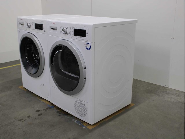 Bosch serie|8 i-dos wifi wasmachine & bosch serie|8 selfcleaning condenser wasdroger - afbeelding 6 van  7