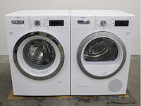 Bosch serie|8 varioperfect exclusiv wasmachine & bosch serie|8 selfcleaning condenser exclusiv wasdroger - afbeelding 1 van  8