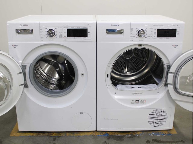 Bosch serie|8 varioperfect exclusiv wasmachine & bosch serie|8 selfcleaning condenser exclusiv wasdroger - afbeelding 2 van  8