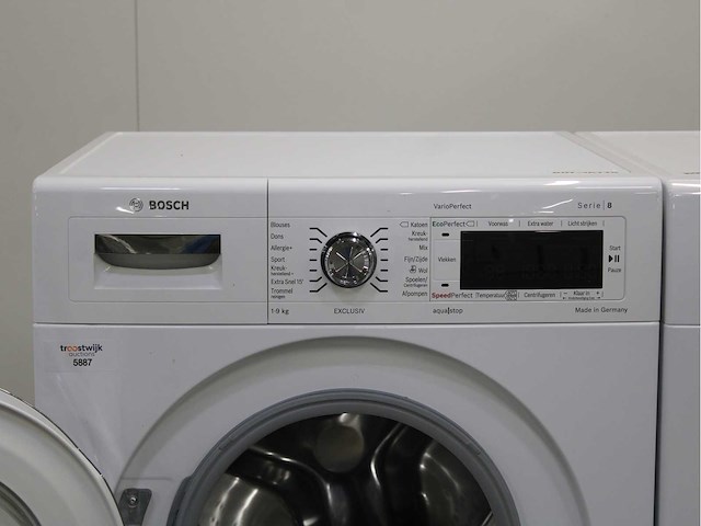 Bosch serie|8 varioperfect exclusiv wasmachine & bosch serie|8 selfcleaning condenser exclusiv wasdroger - afbeelding 3 van  8