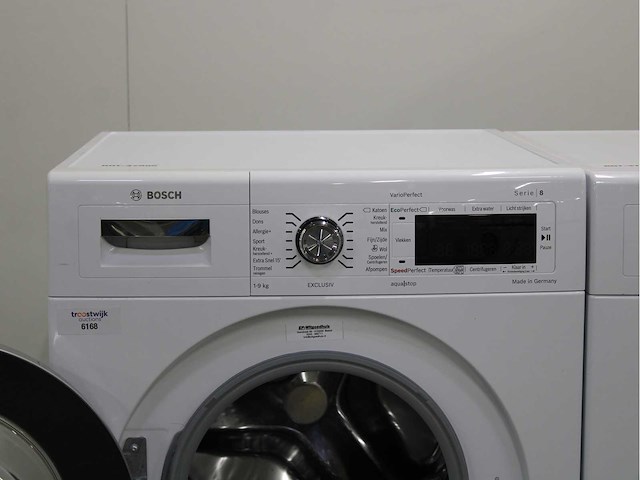 Bosch serie|8 varioperfect exclusiv wasmachine & bosch serie|8 selfcleaning condenser exclusiv wasdroger - afbeelding 3 van  8