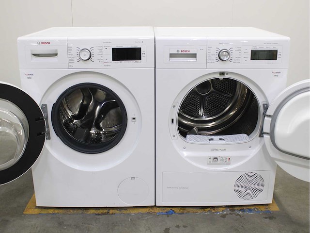 Bosch serie|8 varioperfect wasmachine & bosch homeprofessional selfcleaning condenser wasdroger - afbeelding 2 van  8