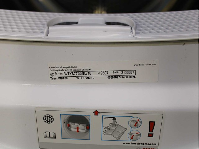 Bosch serie|8 varioperfect wasmachine & bosch homeprofessional selfcleaning condenser wasdroger - afbeelding 8 van  8