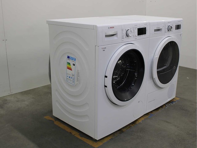 Bosch serie|8 varioperfect wasmachine & bosch homeprofessional selfcleaning condenser wasdroger - afbeelding 4 van  8
