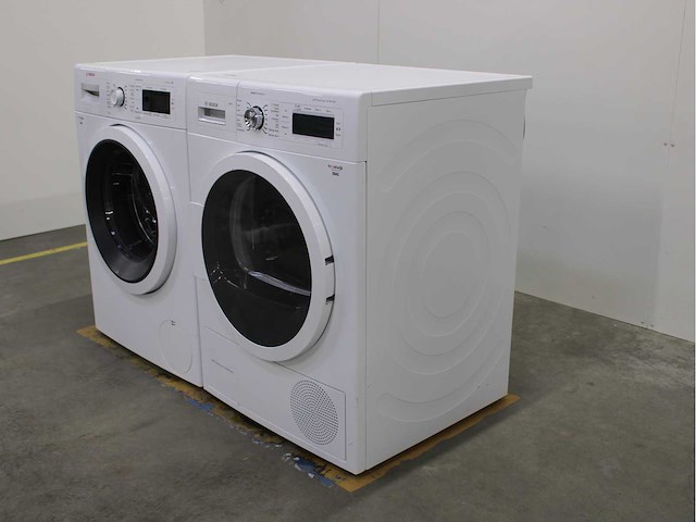 Bosch serie|8 varioperfect wasmachine & bosch homeprofessional selfcleaning condenser wasdroger - afbeelding 7 van  8
