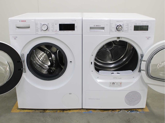 Bosch serie|8 varioperfect wasmachine & bosch homeprofessional selfcleaning condenser wasdroger - afbeelding 2 van  8