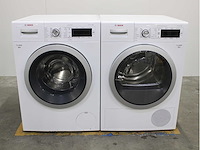 Bosch serie|8 varioperfect wasmachine & bosch serie|8 selfcleaning condenser wasdroger - afbeelding 1 van  8