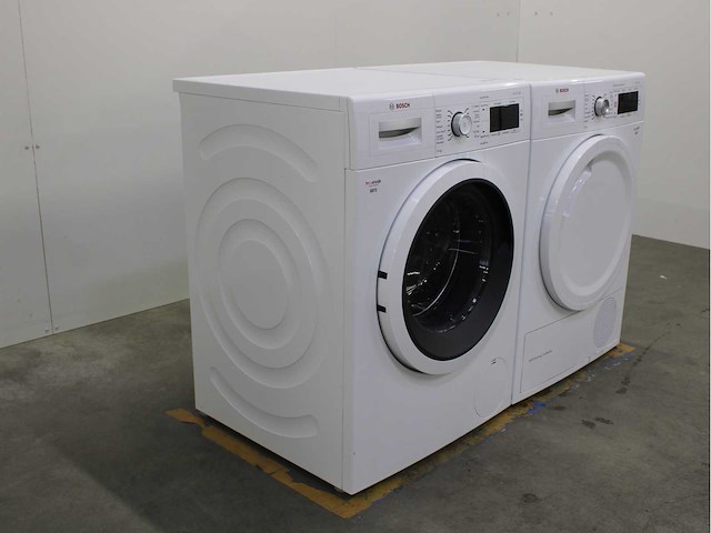 Bosch serie|8 varioperfect wasmachine & bosch serie|8 selfcleaning condenser wasdroger - afbeelding 4 van  8