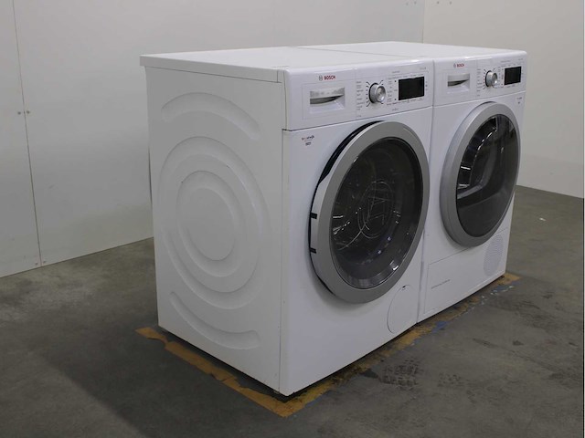 Bosch serie|8 varioperfect wasmachine & bosch serie|8 selfcleaning condenser wasdroger - afbeelding 4 van  8