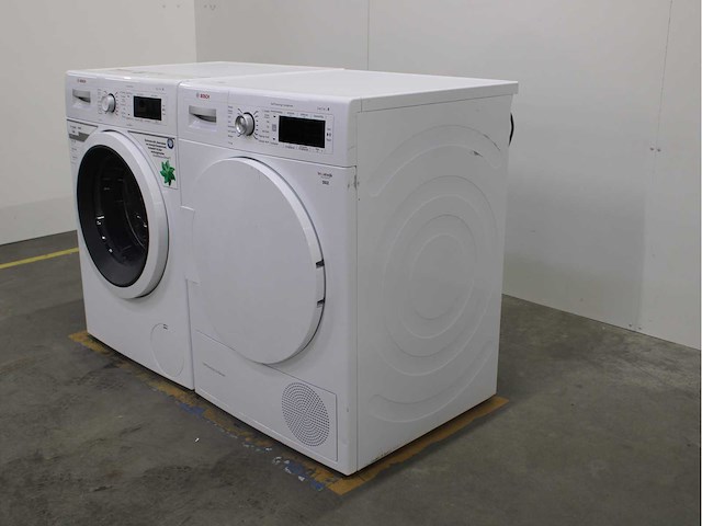 Bosch serie|8 varioperfect wasmachine & bosch serie|8 selfcleaning condenser wasdroger - afbeelding 7 van  8